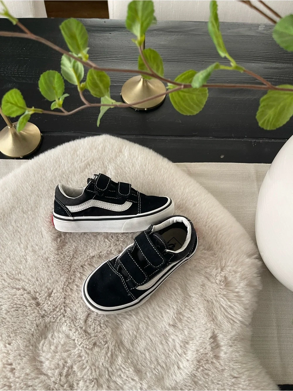Vans black shoes sz 11.5 toddler kids